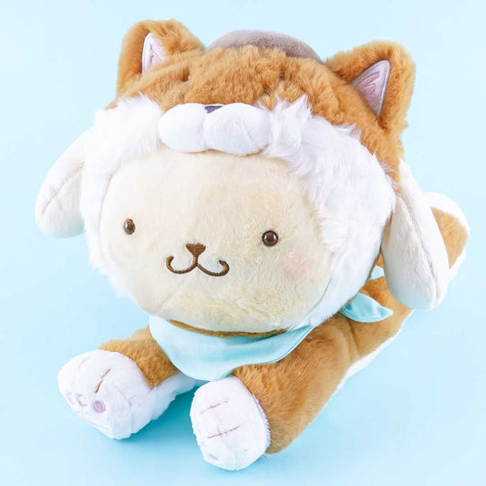 Pompompurin Lying Down Shiba Inu Costume Plushie - Medium