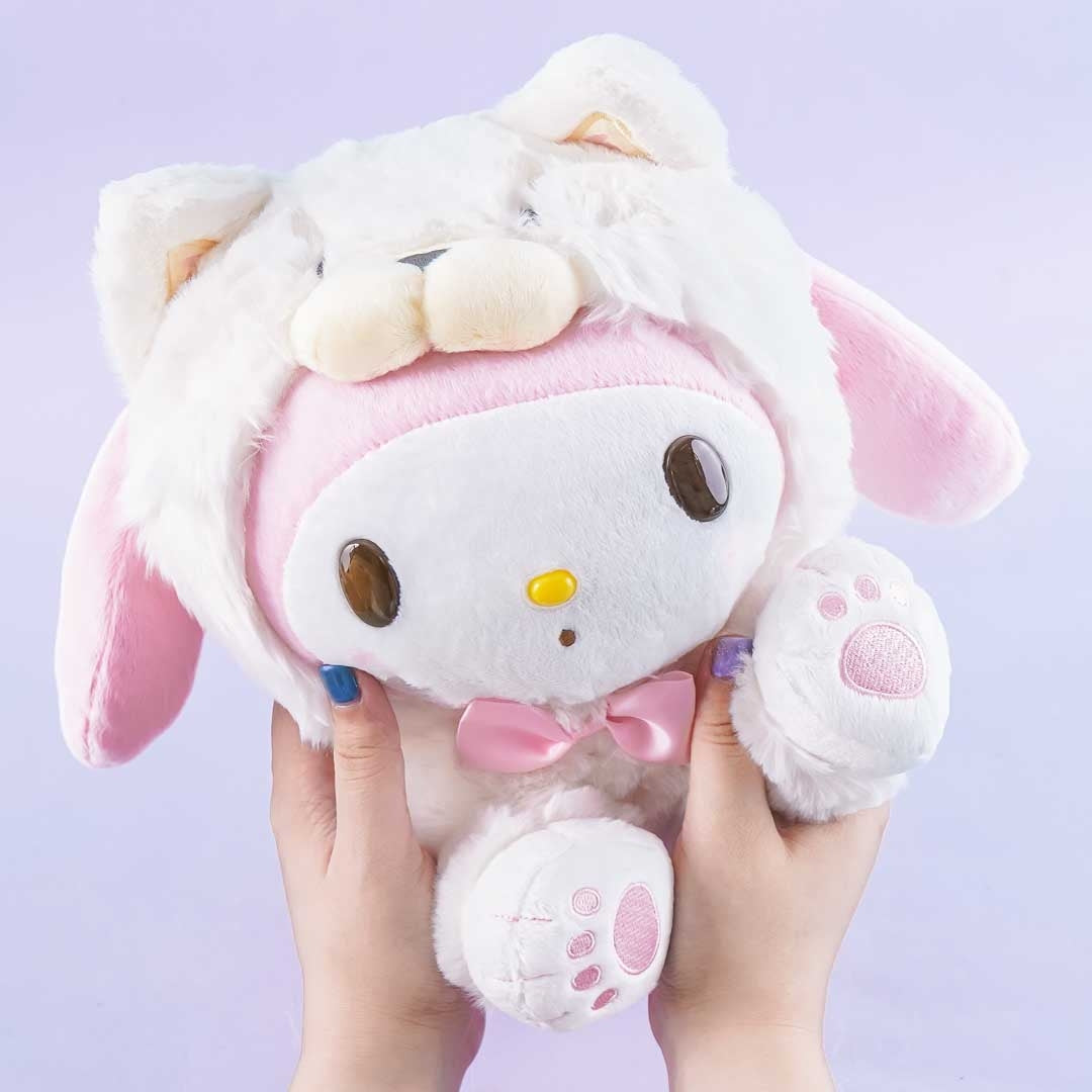 My Melody Lying Down Shiba Inu Costume Plushie - Medium