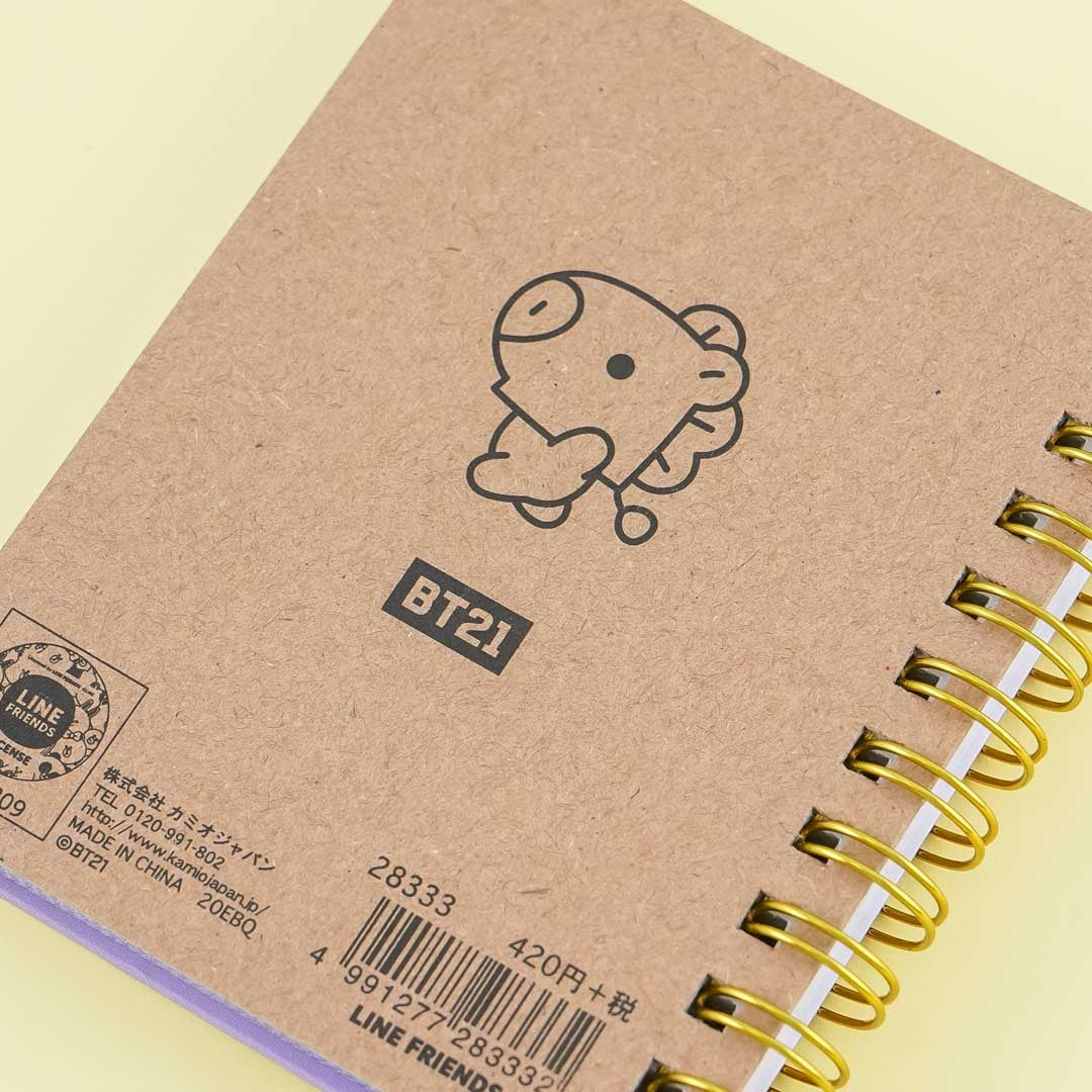 BT21 Mini Spiral Notebook - Mang