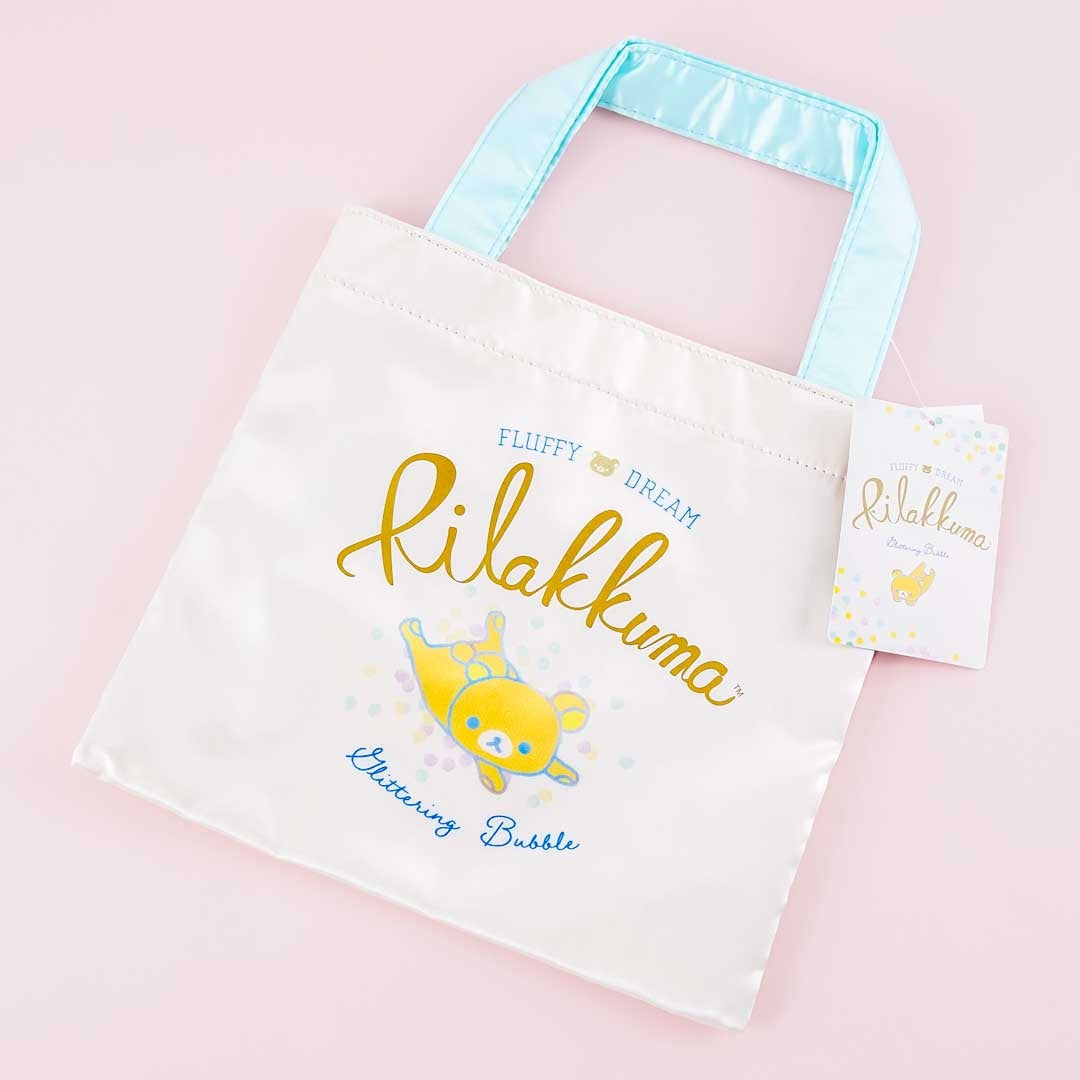 RIlakkuma Glittering Bubble Mini Tote Bag
