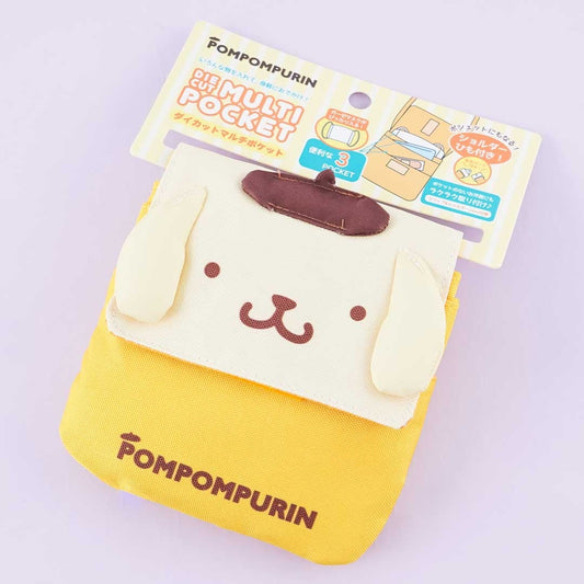 Pompompurin Die-Cut Multi-Pocket Sling Bag