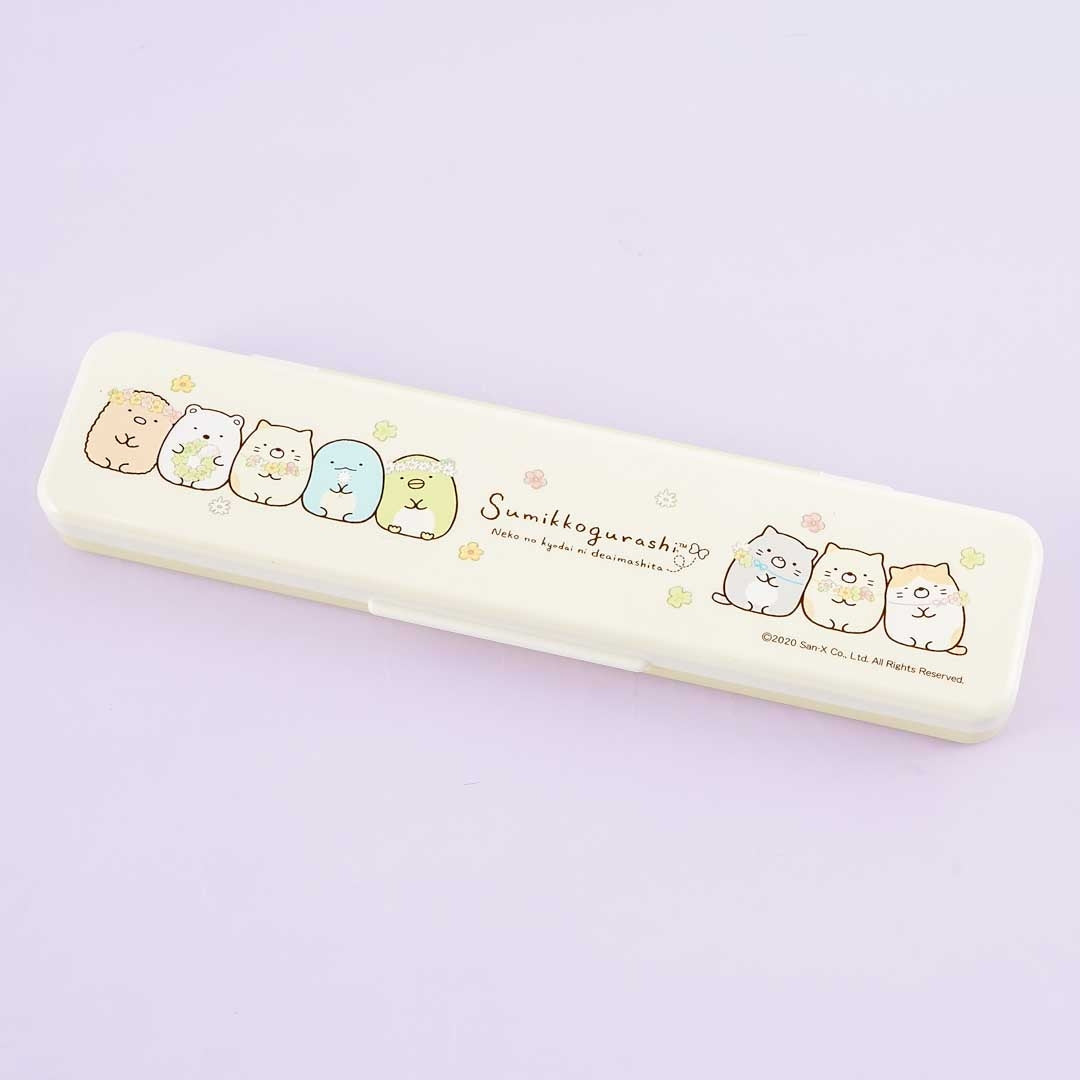 Sumikko Gurashi Flowery Utensil Set