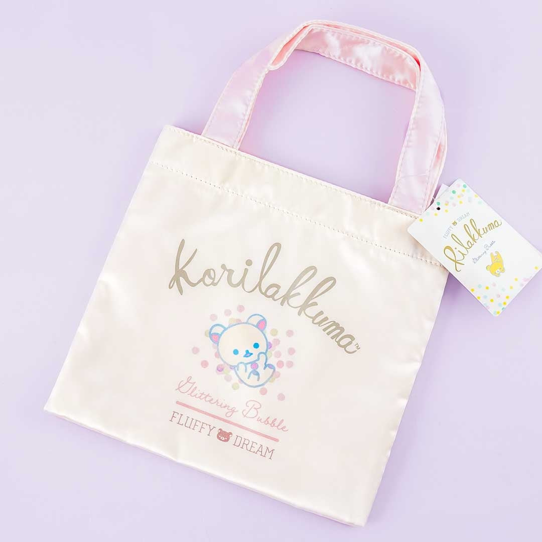 Korilakkuma Glittering Bubble Mini Tote Bag