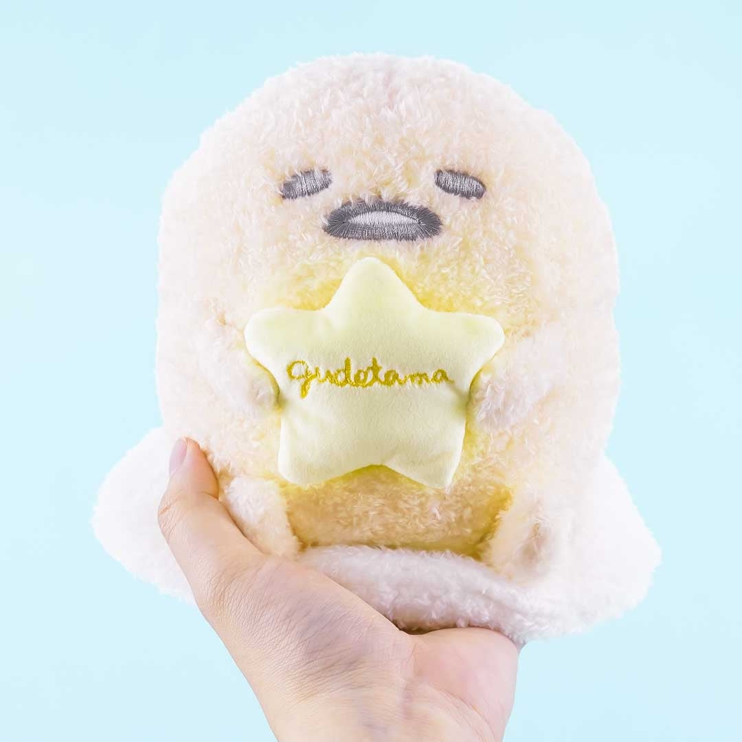 Gudetama Fluffy Pastel Luminous Plushie - Medium