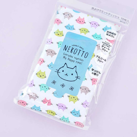 Nekotto Wet Tissue Pack - Soap - 15 pcs