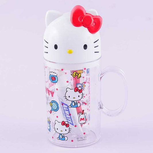 Hello Kitty Toothbrush Set With Cup