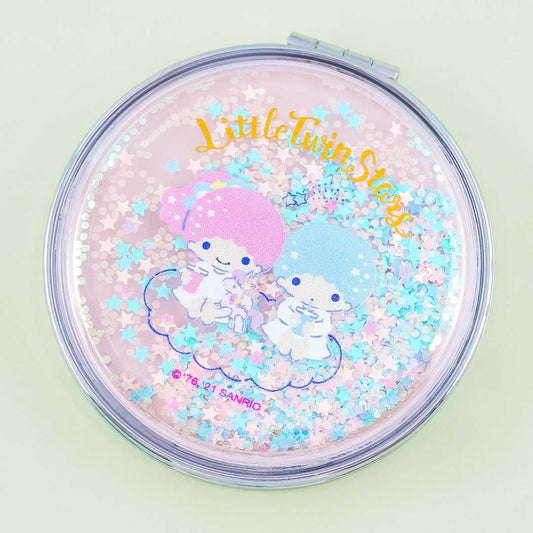 Little Twin Stars Glittery Compact Mirror