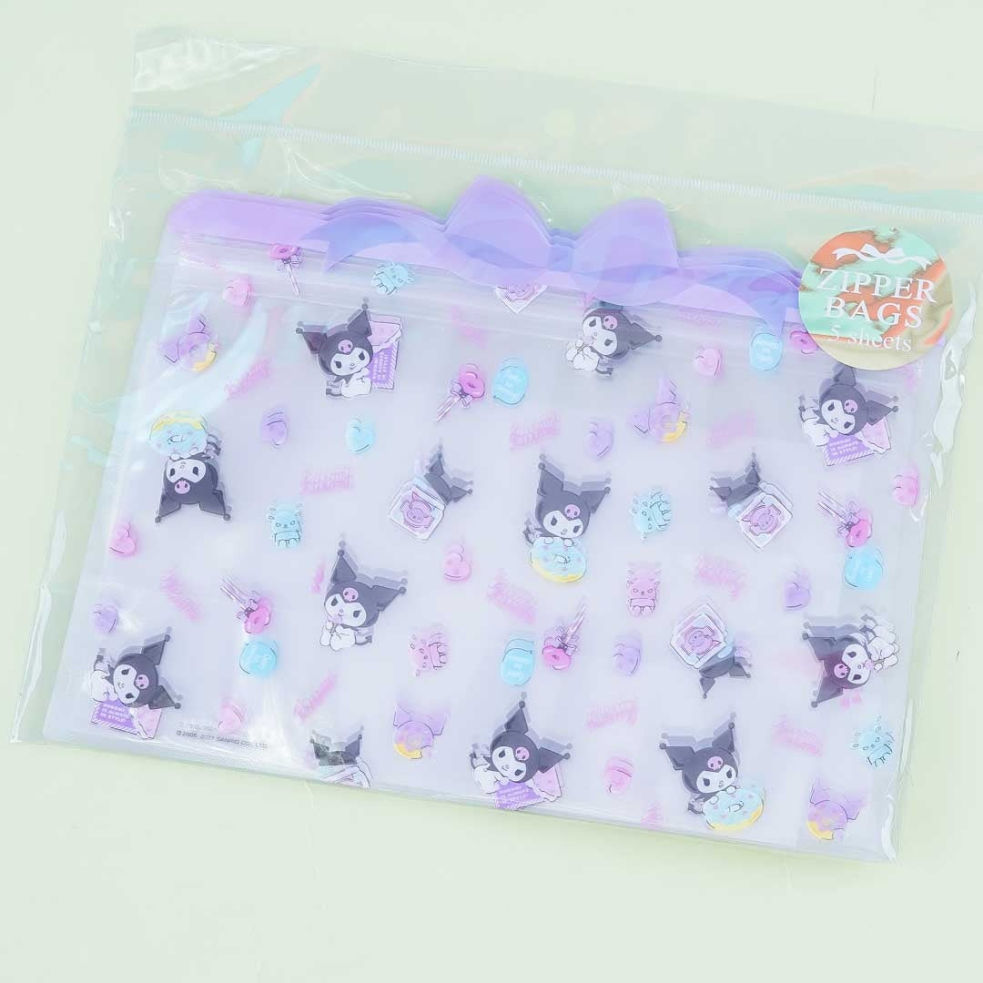 Kuromi Sweets Zipper Bag Set
