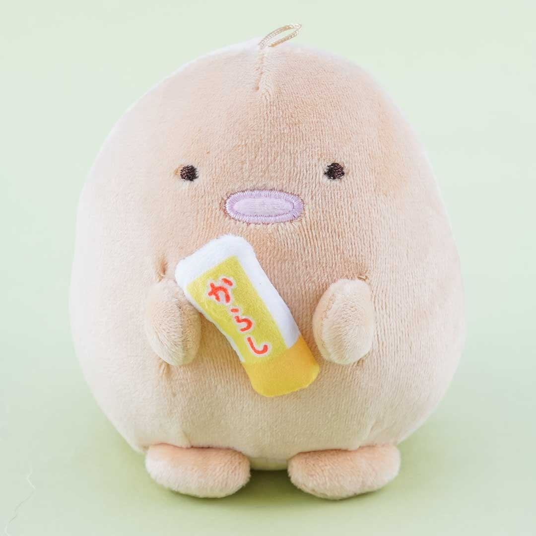 Sumikko Gurashi Holding Plushie - Tonkatsu / Medium