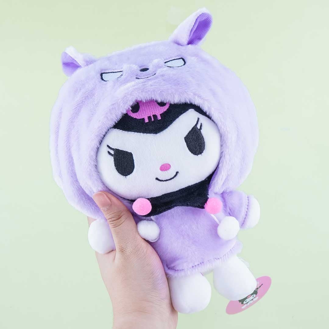 Sanrio Friend Hoodie Plushie - Kuromi / Medium