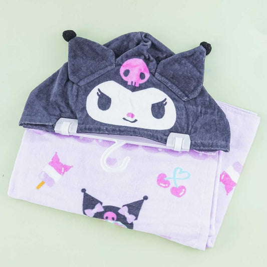 Kuromi Hooded Towel