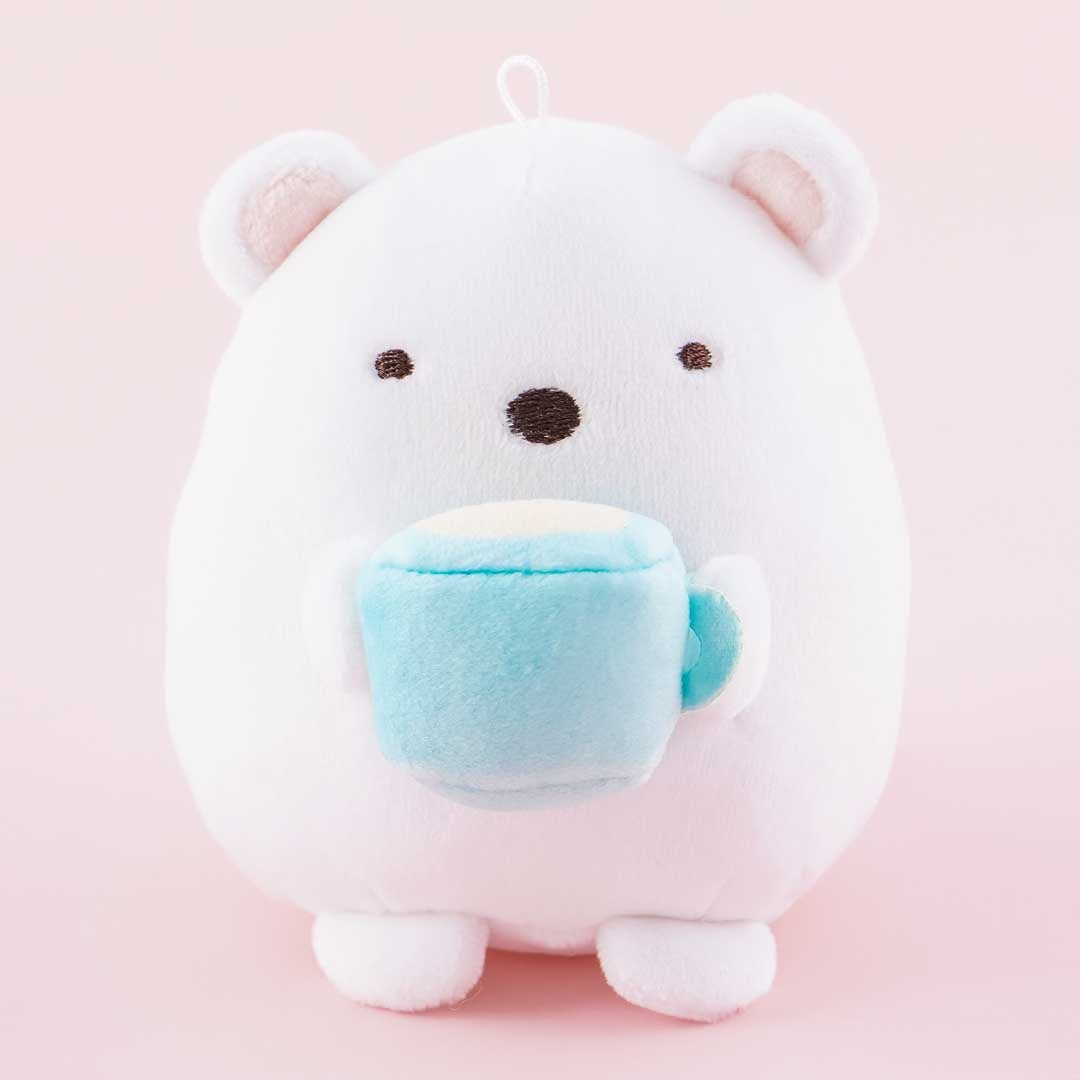 Sumikko Gurashi Holding Plushie - Shirokuma / Medium