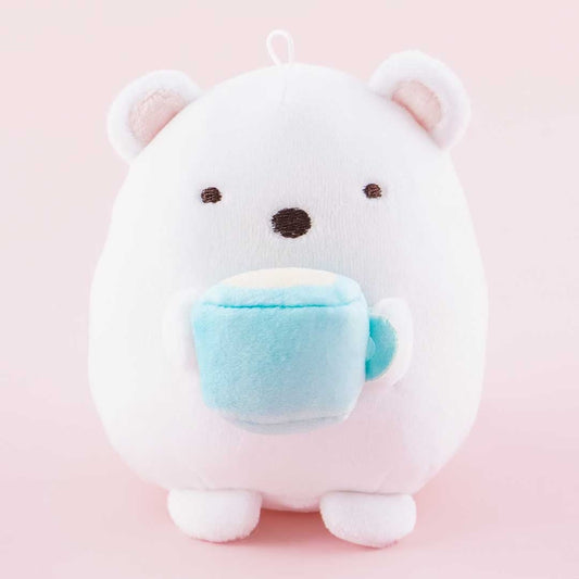 Sumikko Gurashi Holding Plushie - Shirokuma / Medium
