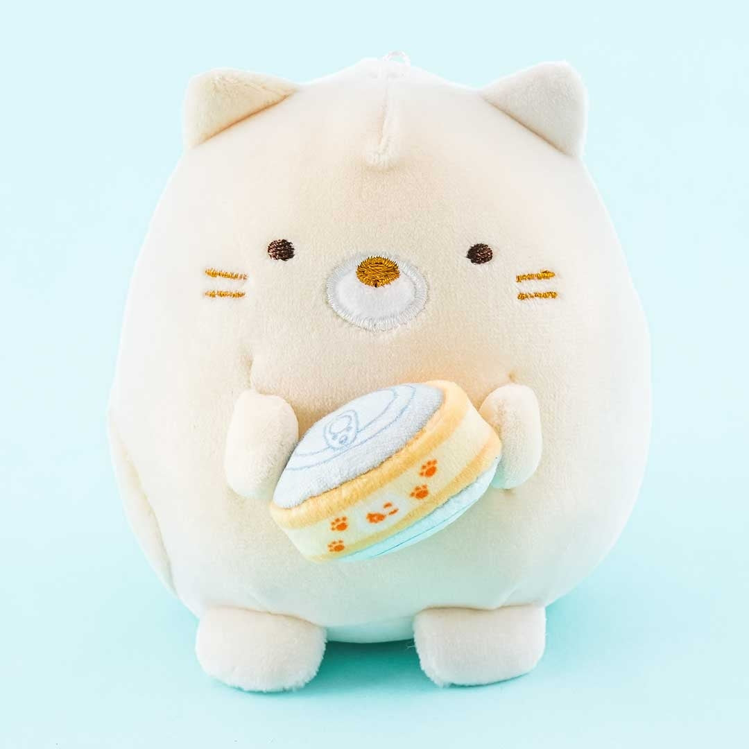 Sumikko Gurashi Holding Plushie - Neko / Medium