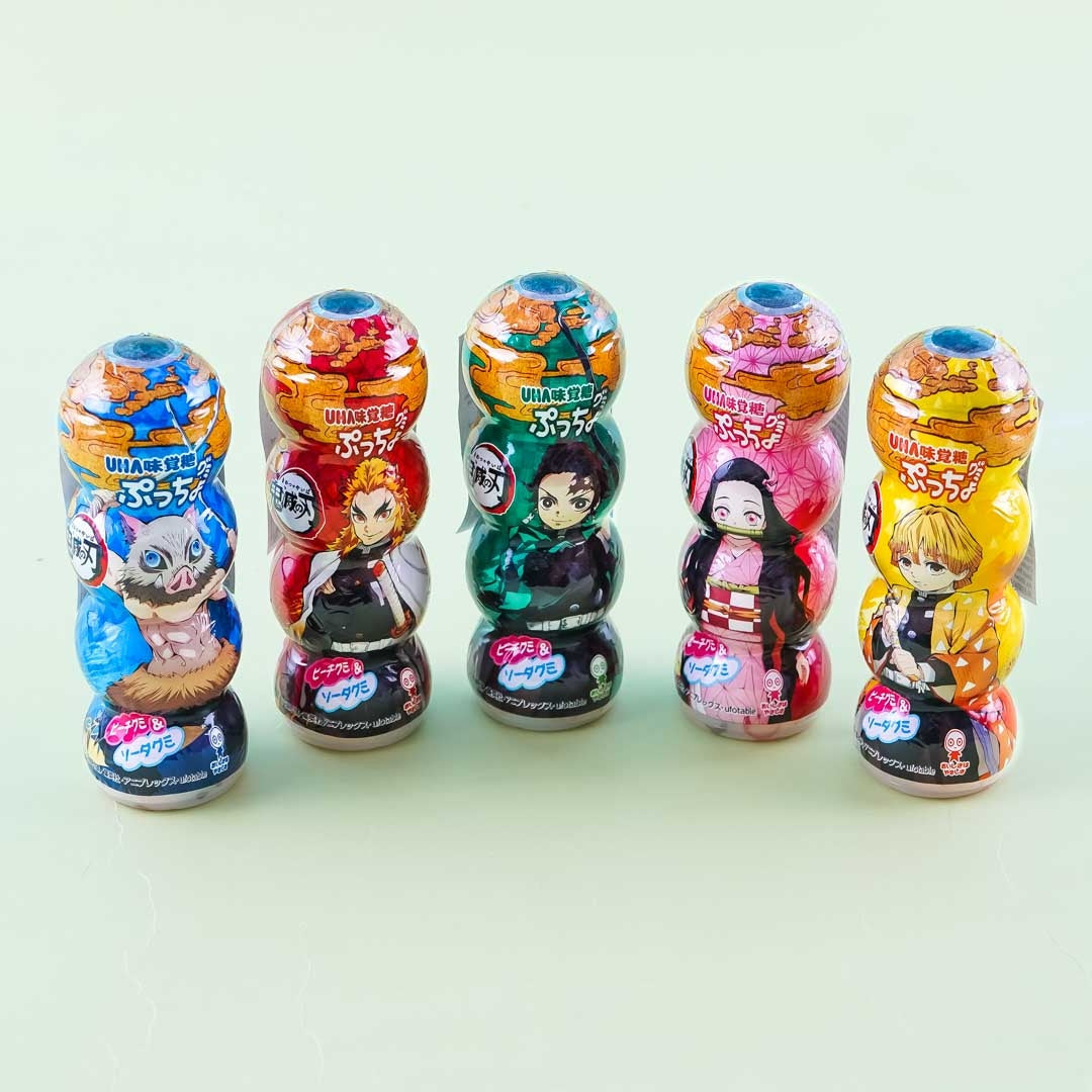 Puccho Demon Slayer Gummy Candy - Peach & Soda