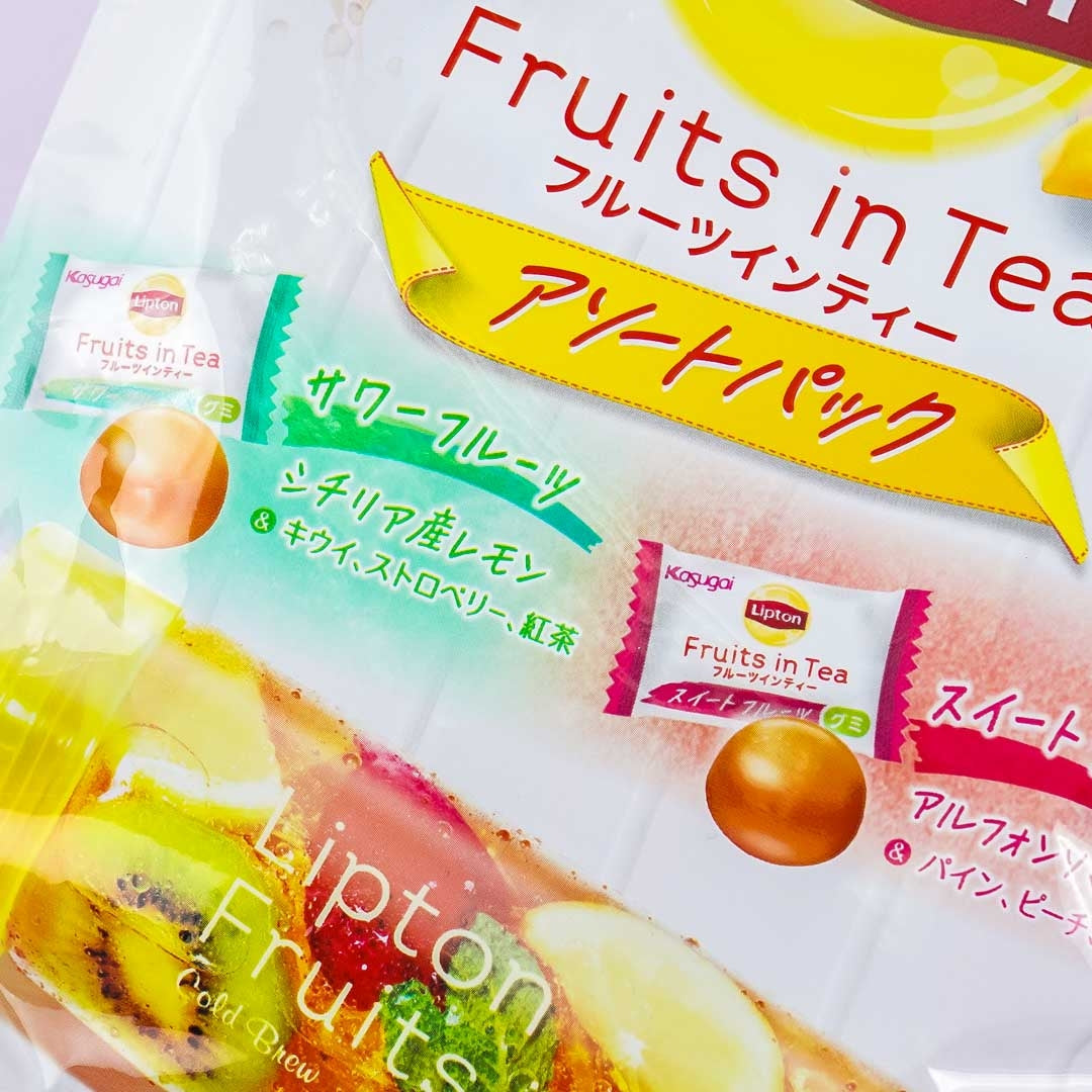 Kasugai Lipton Fruit Gummies - Fruits In Tea