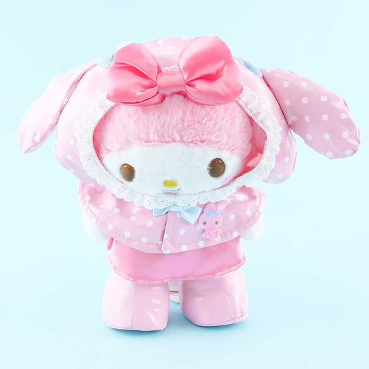 My Melody Raincoat Plushie - Medium