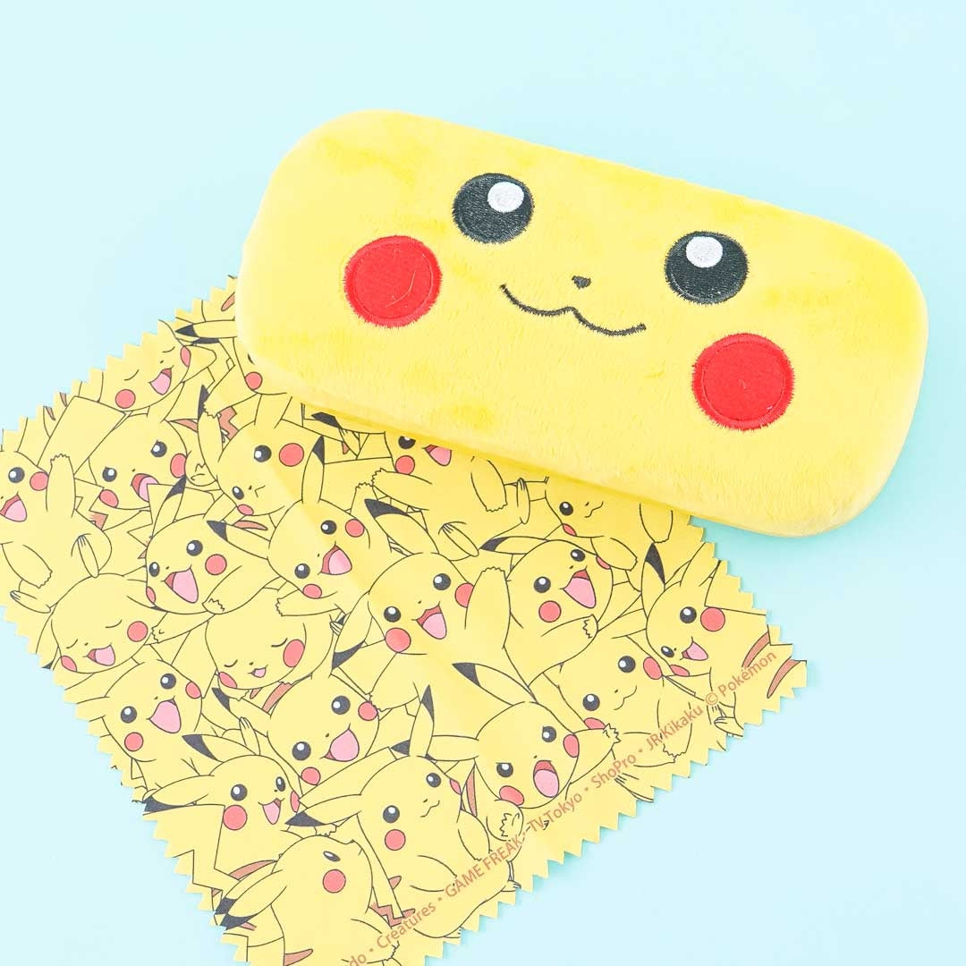 Pokemon Pikachu Fluffy Eyeglass Case
