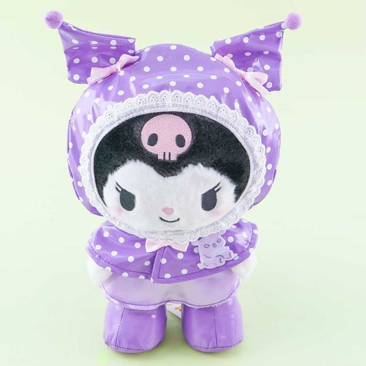 Kuromi Raincoat Plushie - Medium