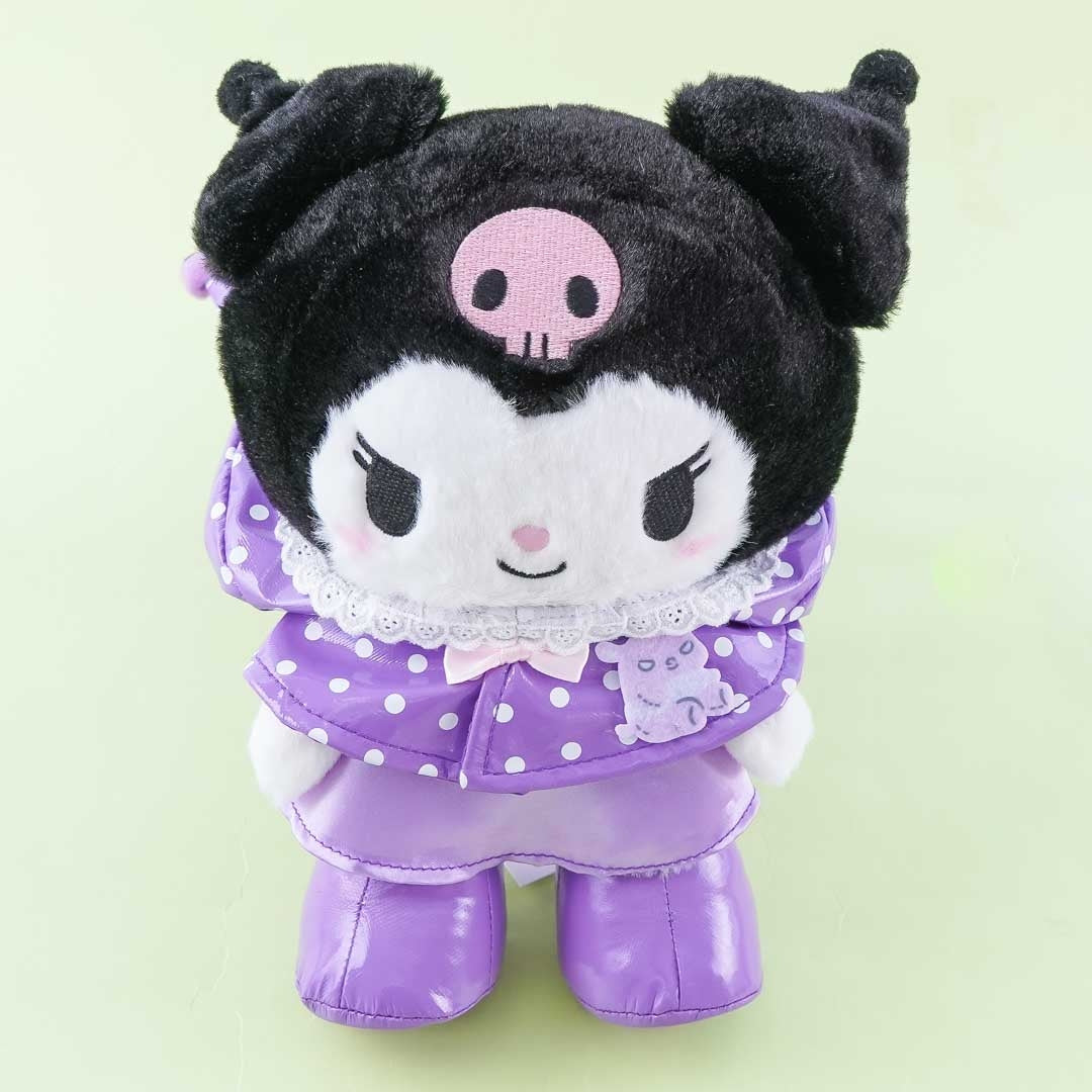 Kuromi Raincoat Plushie - Medium