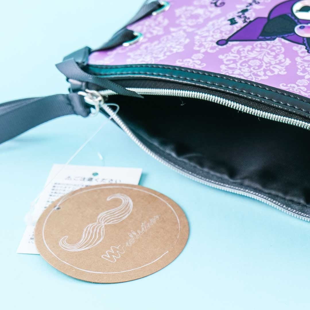 Kuromi Lolita Lace-Up Cosmetic Pouch
