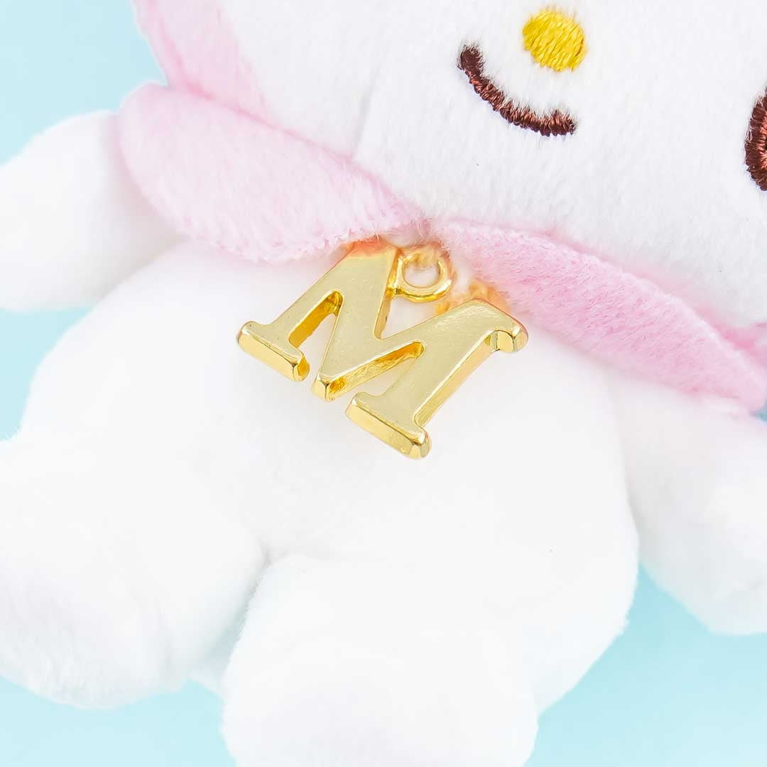 My Melody Letter Initial Plushie Keychain