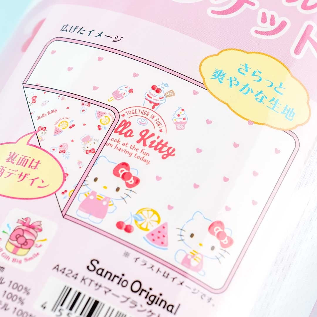 Hello Kitty Fruity Desserts Summer Blanket
