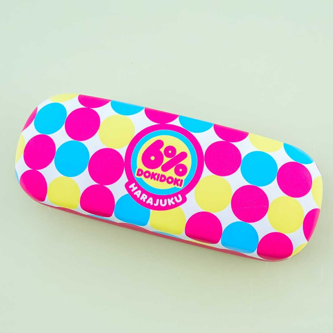 6%DOKIDOKI Polka Dots Eyeglass Hard Case
