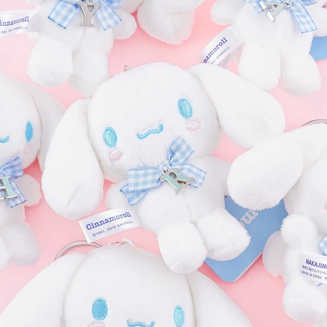 Cinnamoroll Letter Initial Plushie Keychain