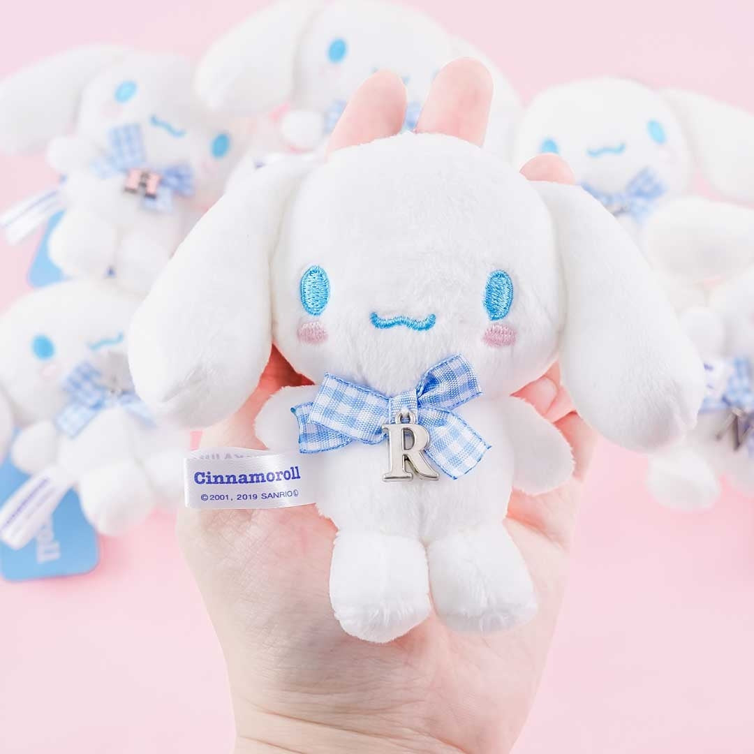 Cinnamoroll Letter Initial Plushie Keychain