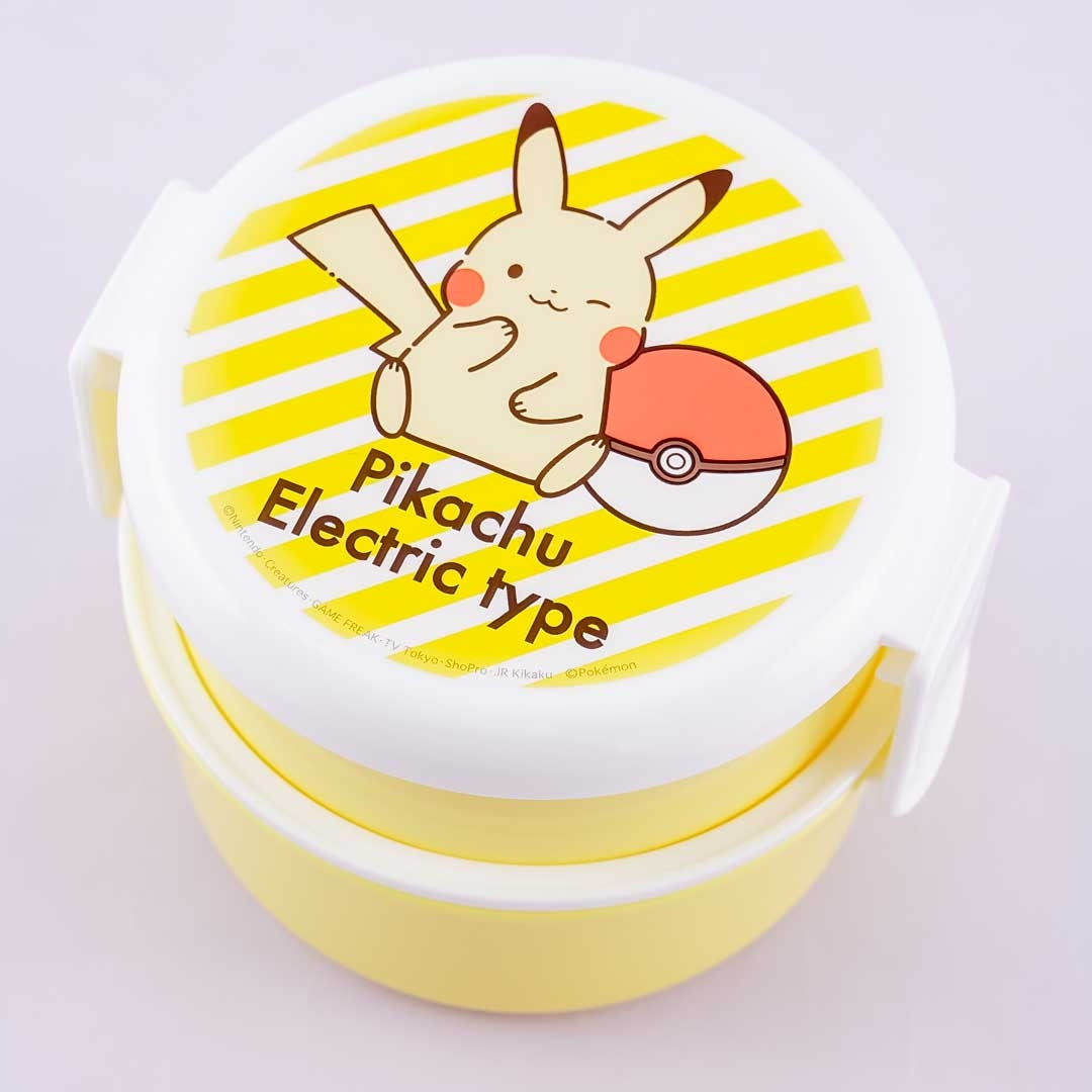 Pikachu Pikachu Electric Type Round Bento Box