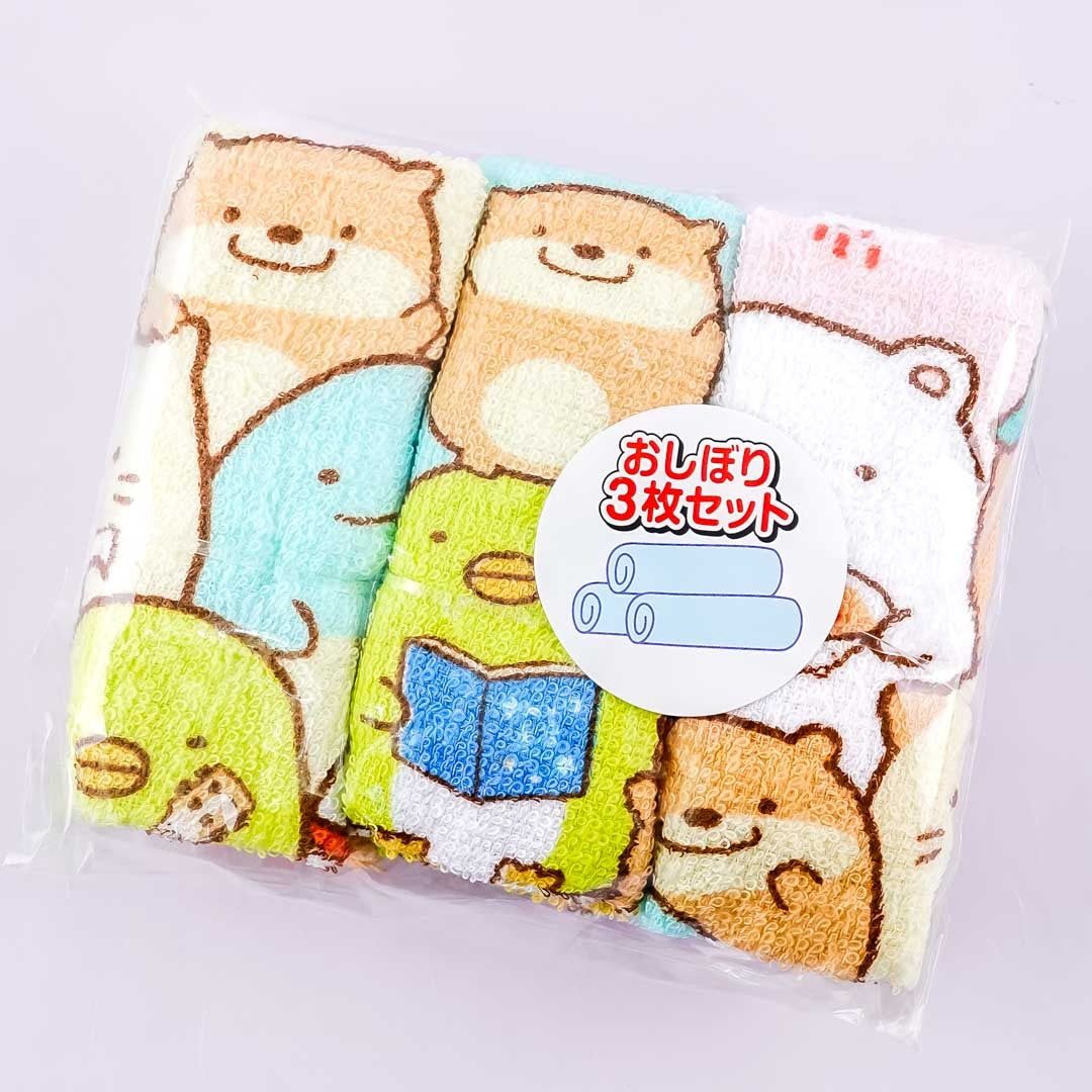 Sumikko Gurashi Happy Camping Mini Towel Set - 3 pcs