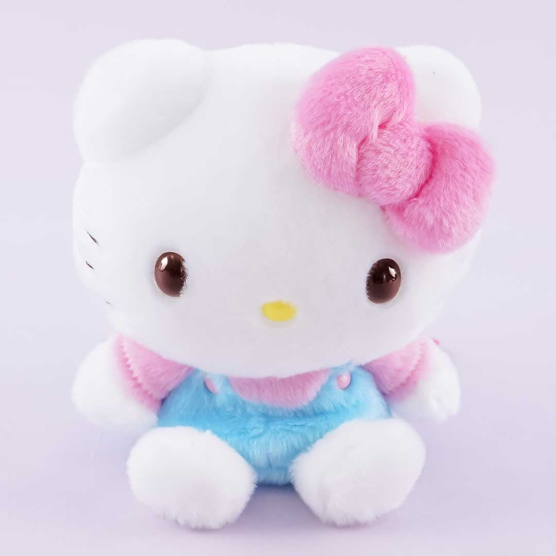 Hello Kitty Jumpsuit Fluffy Plushie - Medium