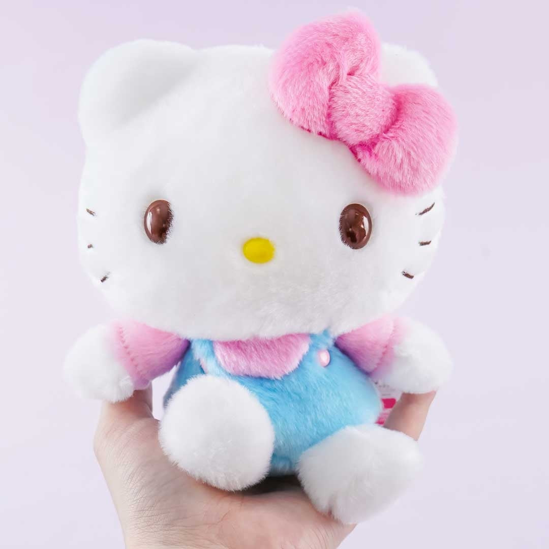 Hello Kitty Jumpsuit Fluffy Plushie - Medium
