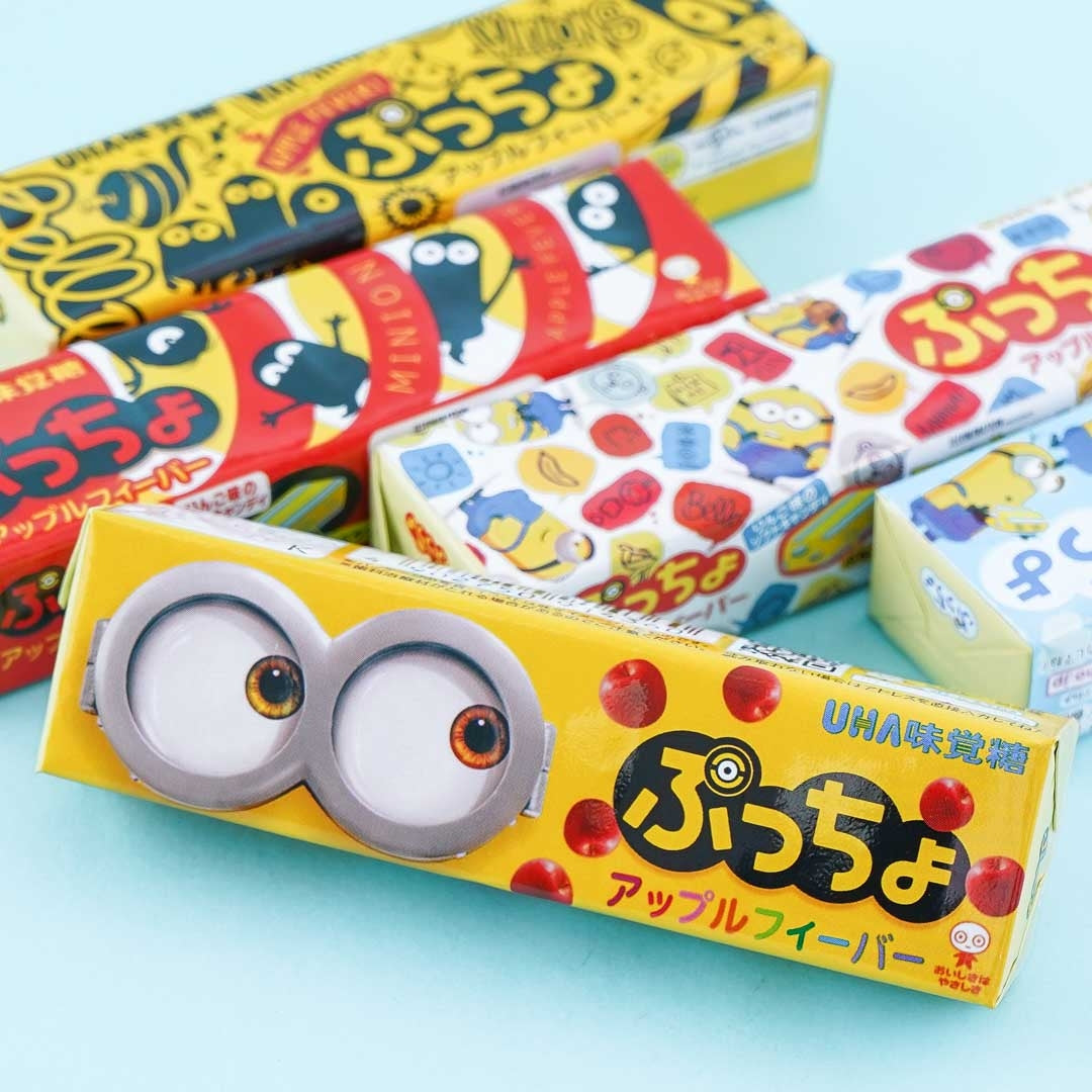 UHA Minions Puccho Chewy Candy - Apple