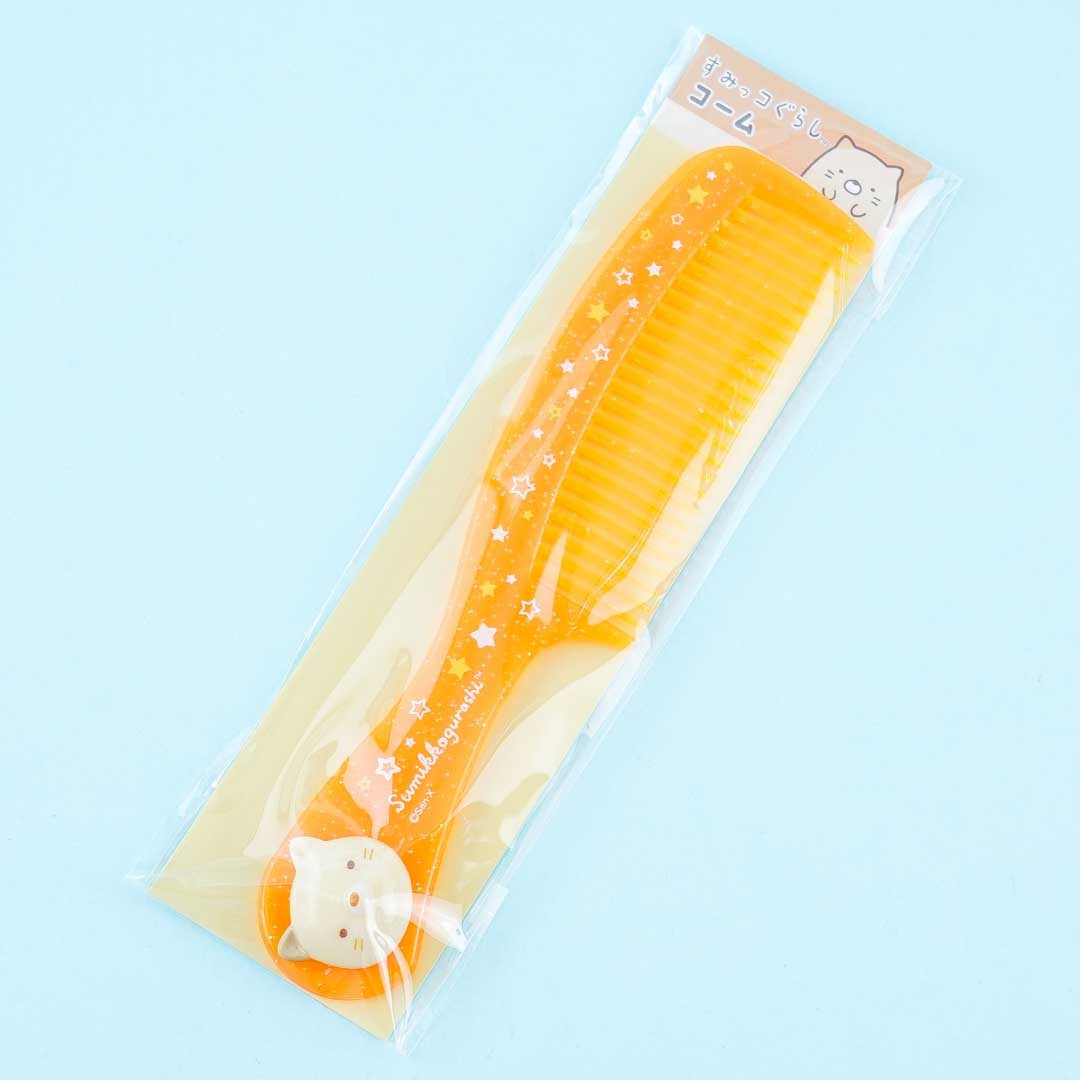 Sumikko Gurashi Glitter Mini Hair Comb - Neko