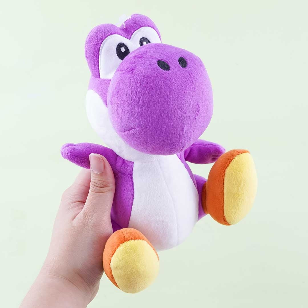 Super Mario All-Star Collection Plushie - Purple Yoshi / Medium