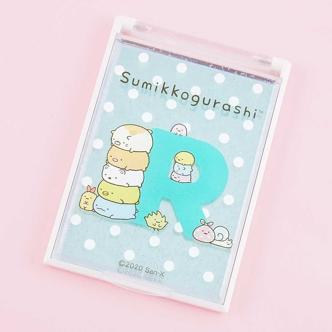 Sumikko Gurashi Folding Mirror - Letter R