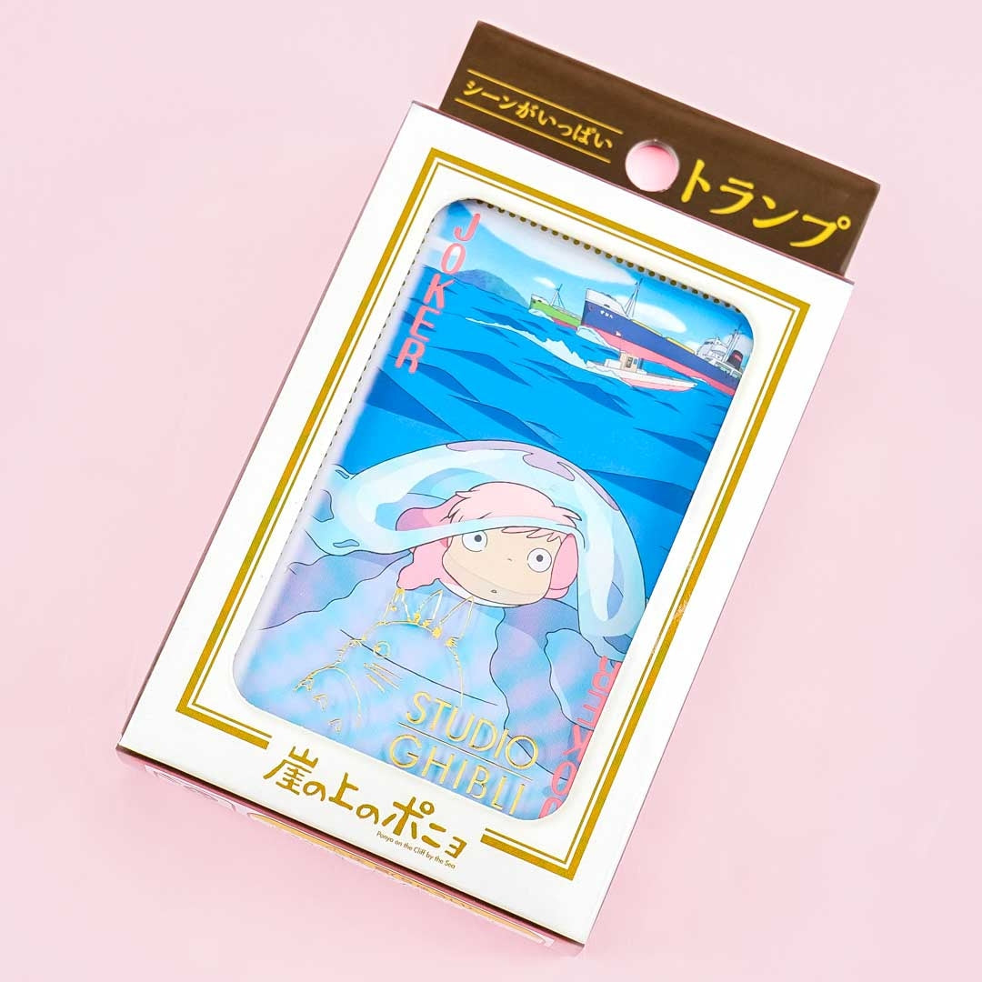 Ponyo On The Cliff Playing Cards