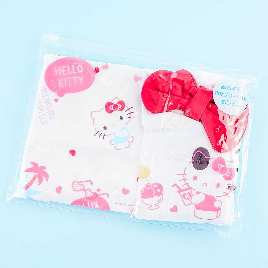 Hello Kitty Summer Time Hooded Towel
