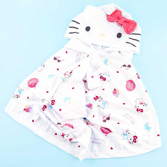 Hello Kitty Summer Time Hooded Towel