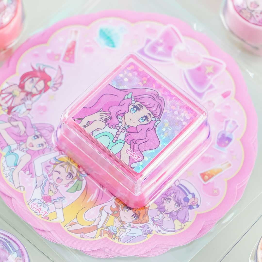 Tropical-Rouge! Pretty Cure Glitter Ring Stamp Set