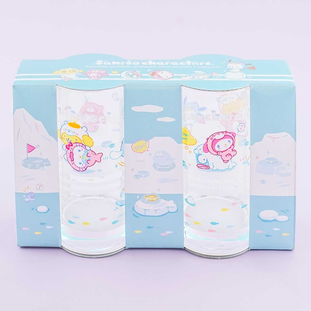 Sanrio Characters Ice Friends Glass Set