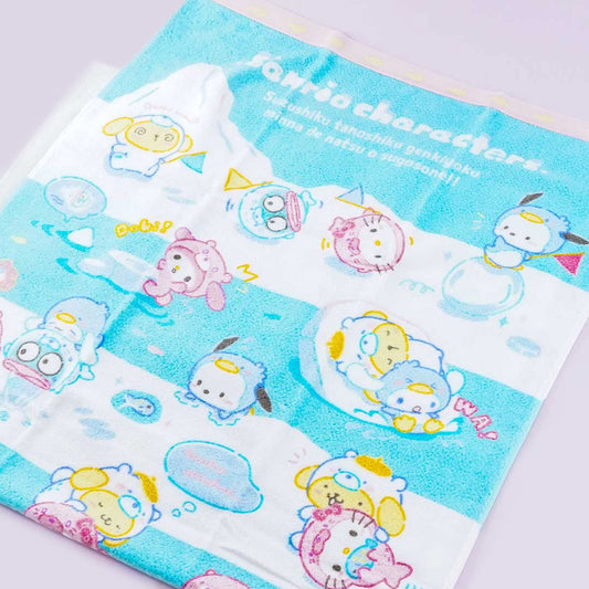Sanrio Characters Ice Friends Bath Towel