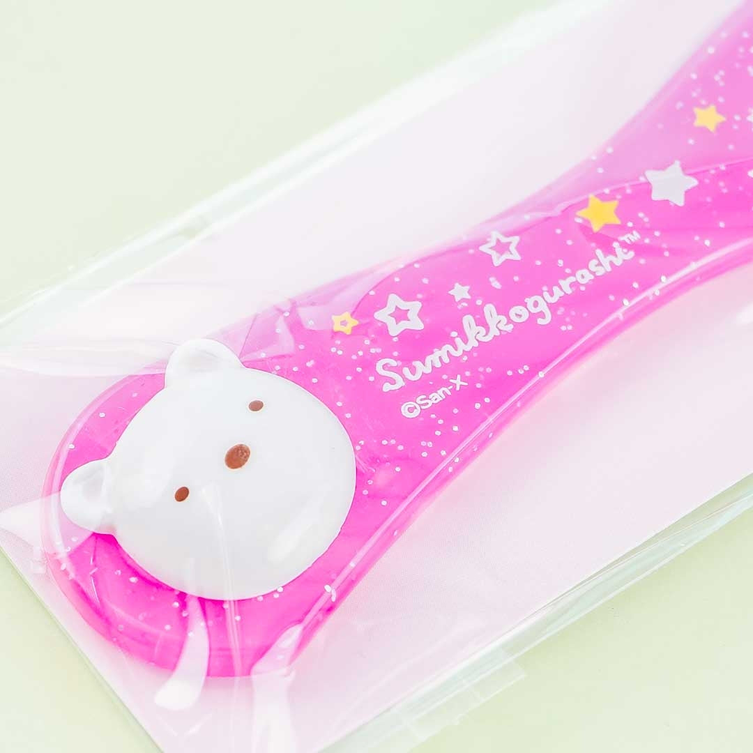 Sumikko Gurashi Glitter Mini Hair Comb - Shirokuma