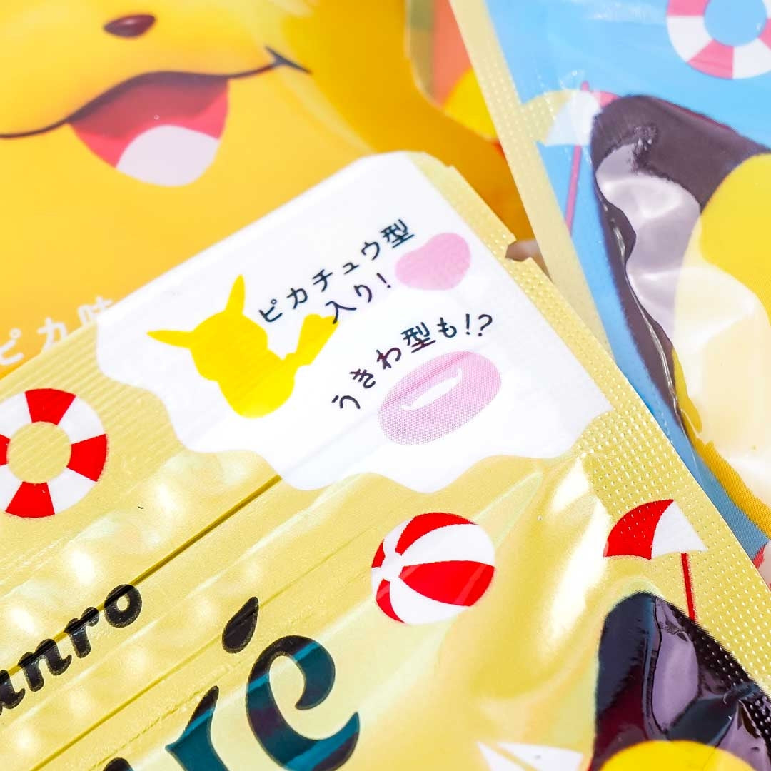 Kanro Puré Summer Pikachu Gummy - Tropical Fruit & Soda