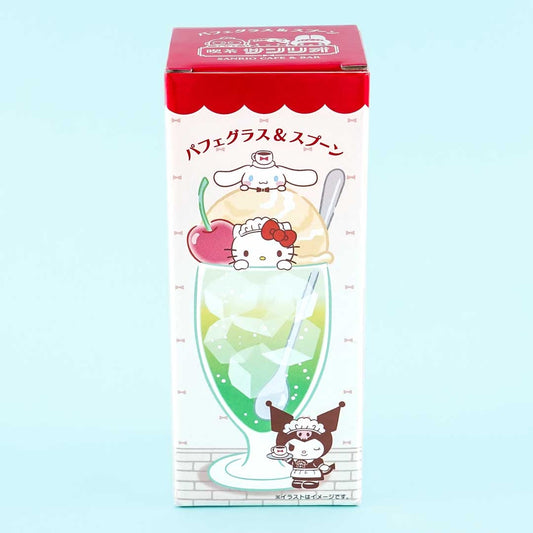 Sanrio Characters Spoon & Parfait Glass Set