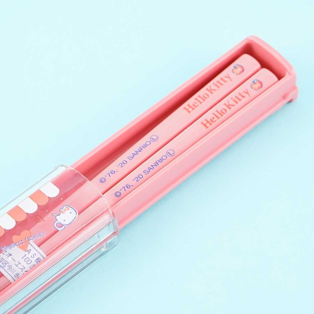 Hello Kitty Apple Cafe Chopsticks Set