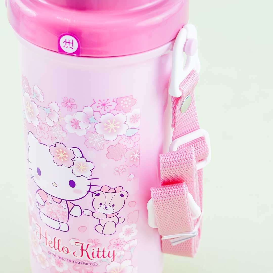 Hello Kitty Sakura Blooms One-Push Water Bottle