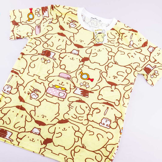 Pompompurin Pattern T-shirt